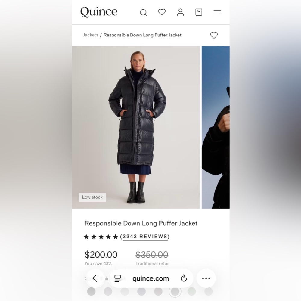 Quince Responsible Down Long Puffer Jacket - Picture 7 of 11